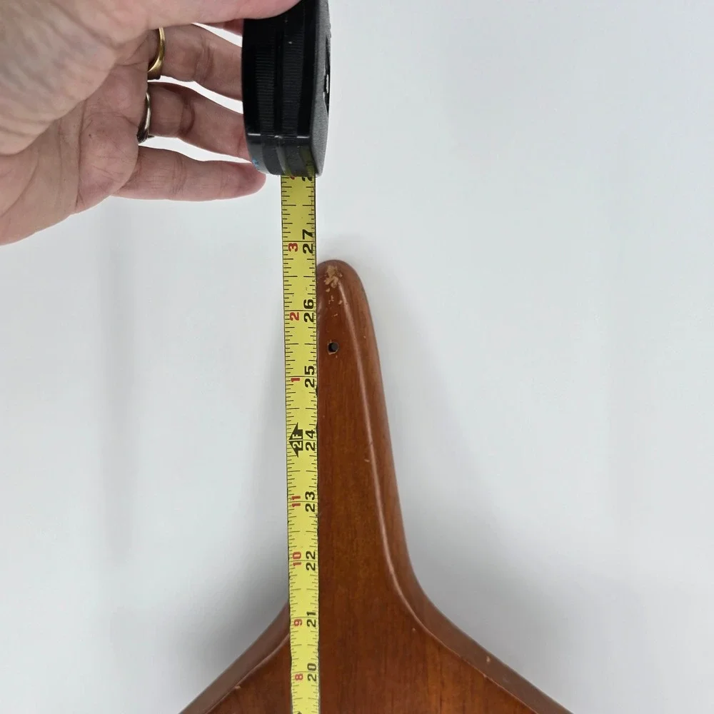 Vintage Wood Charcuterie Board, Large Curved‎ Cheese Platter Serving Paddle